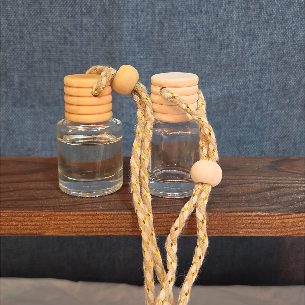 2 (8ml) Rearview Car Oil Diffusers Pick Your Scent Wood Glass Boho | 16ml Total - Picture 13 of 16